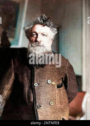 Le sculpteur Auguste Rodin (1840-1917) vers 1905 Foto Stock