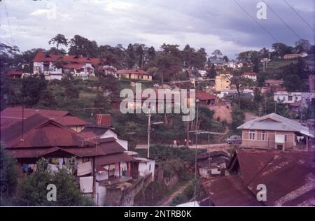 Case in Shilong, Meghalaya, India Foto Stock