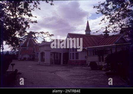 Case in Shilong, Meghalaya, India Foto Stock