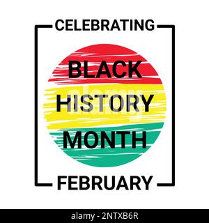 Nero storia mese celebrare. Grafica grafica grafica grafica grafica disegno grafico nero storia mese Illustrazione Vettoriale
