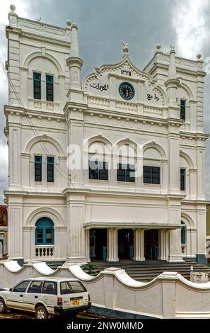 09 07 2007 la moschea Meeran Jumma conosciuta come la moschea di Galle Fort Galle Fort, provincia meridionale, Sri Lanka.Asia. Foto Stock