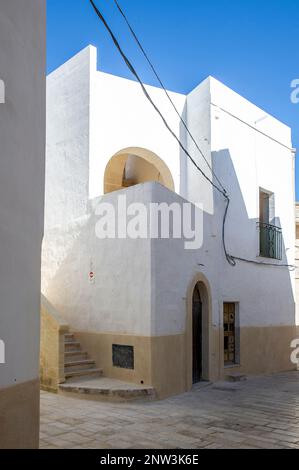 Un angolo tranquillo in Manduria, Puglia, Italia Foto Stock