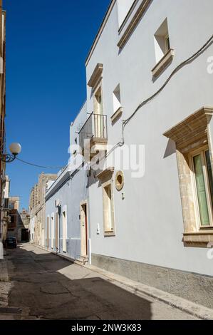 Un angolo tranquillo in Manduria, Puglia, Italia Foto Stock