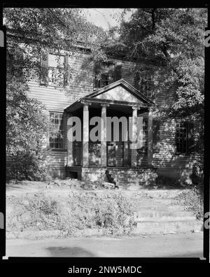 Leggi Clayton Townsend House, Greensboro, Greene County, Georgia. Carnegie Survey of the Architecture of the South. Stati Uniti, Georgia, Greene County, Greensboro, Colonne, Porches. Foto Stock