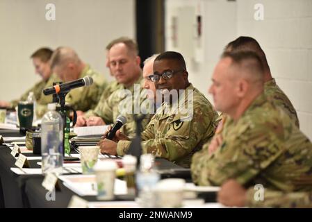 Il 5 gennaio il comando di supporto dell'esercito ha tenuto qui una trivella ROC per provare l'impiego dei nostri stock APS 3 e 4 a sostegno dell'operazione Talisman Saber 2023 Foto Stock