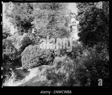 Bremo Recess, Fork Union vic., Fluvanna County, Virginia. Carnegie Survey of the Architecture of the South. Stati Uniti Virginia Fluvanna County Fork Union vic, Gardens. Foto Stock