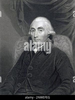 Joseph Black (1728 – 1799) fisico e chimico scozzese, Foto Stock