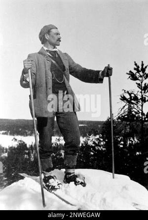 Akseli Gallen-Kallela, artista finlandese, Akseli Gallen-Kallela (1865 – 1931) pittore finlandese Foto Stock