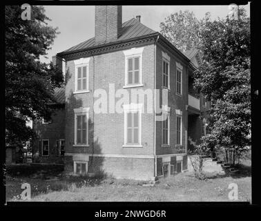 St Julien, Contea di Caroline, Virginia. Carnegie Survey of the Architecture of the South. Stati Uniti Virginia Contea di Caroline, Case, mattoni. Foto Stock