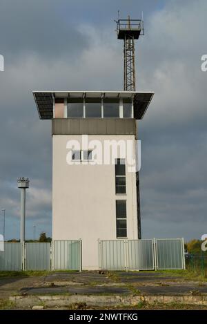 Torre del Comandante, Memoriale della Divisione tedesca, Marienborn, Sassonia-Anhalt, Germania Foto Stock