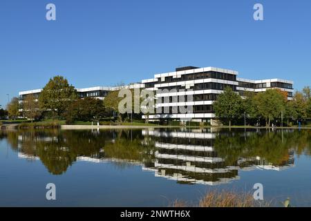 Bertelsmann-Verlag, sede principale, Carl-Bertelsmann-Strasse, Guetersloh, Renania settentrionale-Vestfalia, Germania Foto Stock