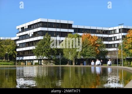 Bertelsmann-Verlag, sede principale, Carl-Bertelsmann-Strasse, Guetersloh, Renania settentrionale-Vestfalia, Germania Foto Stock