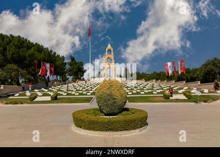 Canakkale, Turchia, 26 settembre 2021: Questo martirio è stato costruito nella memoria del 57th Reggimento dando migliaia di martiri e feriti nel Canakkal Foto Stock