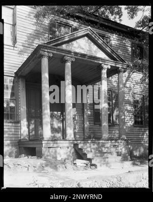 Leggi Clayton Townsend House, Greensboro, Greene County, Georgia. Carnegie Survey of the Architecture of the South. Stati Uniti, Georgia, Greene County, Greensboro, Portici, colonne. Foto Stock