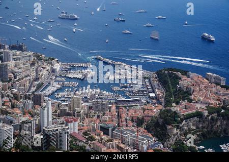 File foto datata 29-05-2022 di una vista sul porto al Gran Premio di Monaco al circuito di Monaco, Monte Carlo. Data di emissione: Mercoledì 1 marzo 2023. Foto Stock