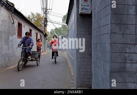 Mao'er Hutong,Beijing, Cina Foto Stock