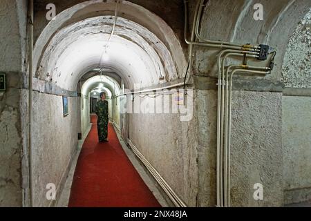 Città sotterranea, per proteggere un attacco nucleare,Beijing, Cina Foto Stock