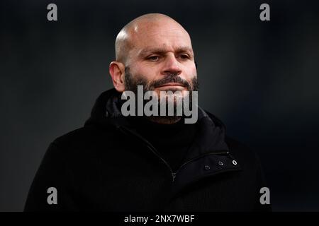 Torino, Italia. 28 febbraio 2023. Simone Tiribocchi guarda onat alla fine della Serie Una partita di calcio tra Juventus FC e Torino FC. Credit: Nicolò campo/Alamy Live News Foto Stock