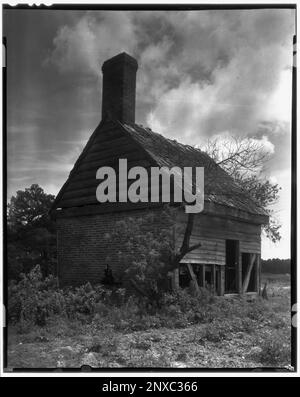 Drummond Mill, negozio, e cabina, Lee Mont vic., Accomack County, Virginia. Carnegie Survey of the Architecture of the South. Stati Uniti Virginia Accomack County Lee Mont vic, annessi. Foto Stock