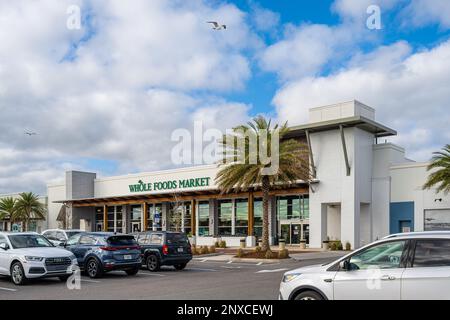 Whole Foods Market sulla Florida A1A a Jacksonville Beach, Florida. (STATI UNITI) Foto Stock