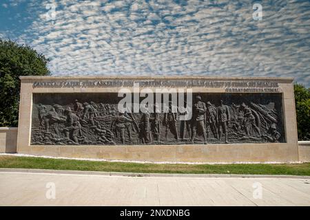 Canakkale, Turchia, 26 settembre 2021: Questo martirio è stato costruito nella memoria del 57th Reggimento dando migliaia di martiri e feriti nel Canakkal Foto Stock