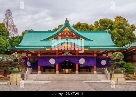 HIE Jinja, un famoso Santuario Shinto nel centro di Tokyo Foto Stock