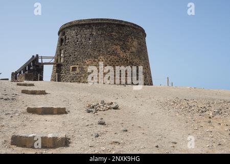 El Tostón Castello di El Cotillo, Fuerteventura Foto Stock