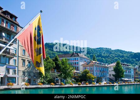 Svizzera, Cantone Berna, Thun, Paesaggio Foto Stock