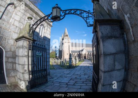 Cimitero della Cattedrale di St Machar, Old Aberdeen, Scozia, Regno Unito Foto Stock