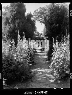 Bremo Recess, Fork Union vic., Fluvanna County, Virginia. Carnegie Survey of the Architecture of the South. Stati Uniti Virginia Fluvanna County Fork Union vic, sentieri e sentieri, giardini. Foto Stock