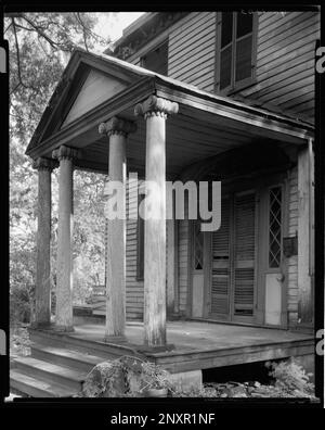 Leggi Clayton Townsend House, Greensboro, Greene County, Georgia. Carnegie Survey of the Architecture of the South. Stati Uniti, Georgia, Greene County, Greensboro, Colonne, portici, porte e porte. Foto Stock