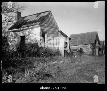 Annessi non identificati, Buckingham, Buckingham County, Virginia. Carnegie Survey of the Architecture of the South. Stati Uniti Virginia Buckingham County Buckingham, annessi. Foto Stock