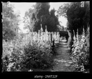 Bremo Recess, Fork Union vic., Fluvanna County, Virginia. Carnegie Survey of the Architecture of the South. Stati Uniti Virginia Fluvanna County Fork Union vic, Gardens. Foto Stock