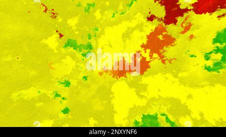 Macchie colorate in movimento sulla superficie. Movimento. Sfondo semplice animato con macchie colorate in movimento. Le macchie di vernice si muovono su uno sfondo semplice. Foto Stock