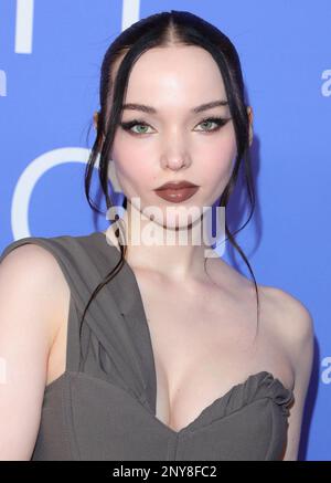 Inglewood, Stati Uniti. 01st Mar, 2023. Dove Cameron arriva ai Billboard Women in Music Awards 2023 che si tengono presso lo YouTube Theater di Inglewood, California, mercoledì 1 marzo 2023. (Foto di Juan Pablo Rico/Sipa USA) Credit: Sipa USA/Alamy Live News Foto Stock