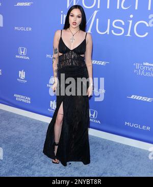 Inglewood, Stati Uniti. 01st Mar, 2023. Maggie Lindemann arriva al Billboard Women in Music Awards 2023 che si tiene presso lo YouTube Theater di Inglewood, California, mercoledì 1 marzo 2023 . (Foto di Juan Pablo Rico/Sipa USA) Credit: Sipa USA/Alamy Live News Foto Stock