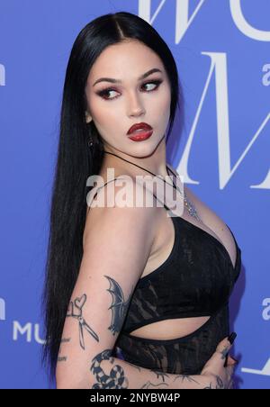 Inglewood, Stati Uniti. 01st Mar, 2023. Maggie Lindemann arriva al Billboard Women in Music Awards 2023 che si tiene presso lo YouTube Theater di Inglewood, California, mercoledì 1 marzo 2023 . (Foto di Juan Pablo Rico/Sipa USA) Credit: Sipa USA/Alamy Live News Foto Stock