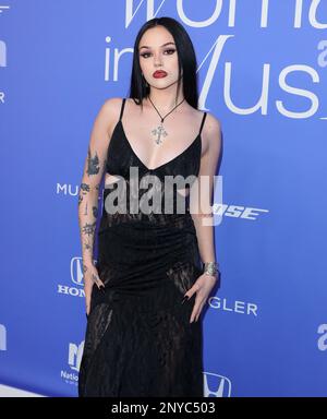 Inglewood, Stati Uniti. 01st Mar, 2023. Maggie Lindemann arriva al Billboard Women in Music Awards 2023 che si tiene presso lo YouTube Theater di Inglewood, California, mercoledì 1 marzo 2023 . (Foto di Juan Pablo Rico/Sipa USA) Credit: Sipa USA/Alamy Live News Foto Stock