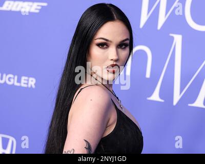 Inglewood, Stati Uniti. 01st Mar, 2023. INGLEWOOD, LOS ANGELES, CALIFORNIA, USA - 01 MARZO: Maggie Lindemann arriva alle 2023 Billboard Women in Music tenutesi presso lo YouTube Theater il 1 marzo 2023 a Inglewood, Los Angeles, California, Stati Uniti. (Foto di Xavier Collin/Image Press Agency) Credit: Image Press Agency/Alamy Live News Foto Stock