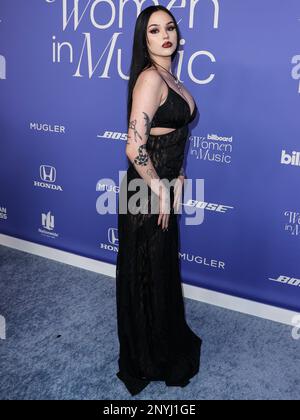 Inglewood, Stati Uniti. 01st Mar, 2023. INGLEWOOD, LOS ANGELES, CALIFORNIA, USA - 01 MARZO: Maggie Lindemann arriva alle 2023 Billboard Women in Music tenutesi presso lo YouTube Theater il 1 marzo 2023 a Inglewood, Los Angeles, California, Stati Uniti. (Foto di Xavier Collin/Image Press Agency) Credit: Image Press Agency/Alamy Live News Foto Stock