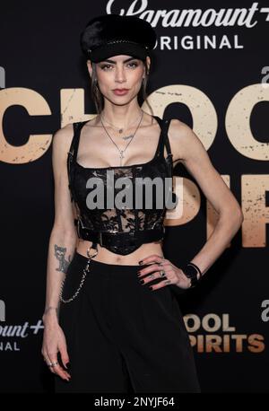 Los Angeles, Stati Uniti. 01st Mar, 2023. LeeAnna Vamp partecipa all'arrivo della Paramount School Spirits Premiere al Masonic Lodge di Los Angeles, CA, il 1 marzo 2023. (Foto di Corine Solberg/Sipa USA) Credit: Sipa USA/Alamy Live News Foto Stock