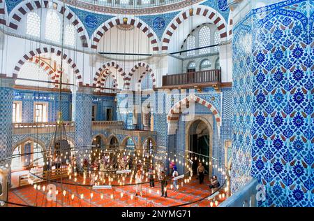 Rusten Pasa moschea, Istanbul, Turchia Foto Stock