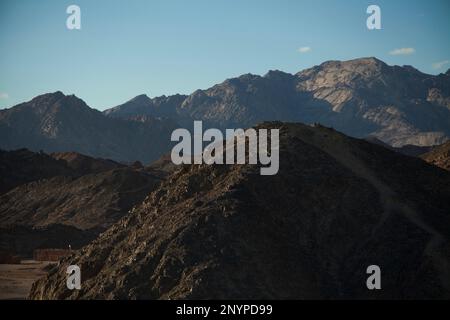 Montagne nel deserto orientale, Eggypt Foto Stock