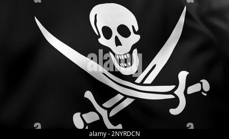 Bandiera Pirati dei Caraibi – Jolly Roger Calico Jack Rackham