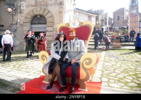 Carnevale di Ficarra 2023 Foto Stock