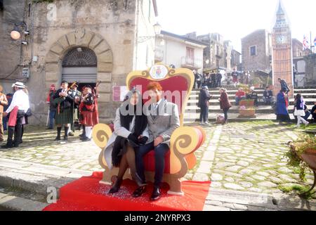 Carnevale di Ficarra 2023 Foto Stock