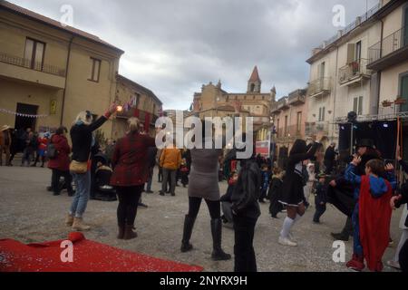 Carnevale di Ficarra 2023 Foto Stock