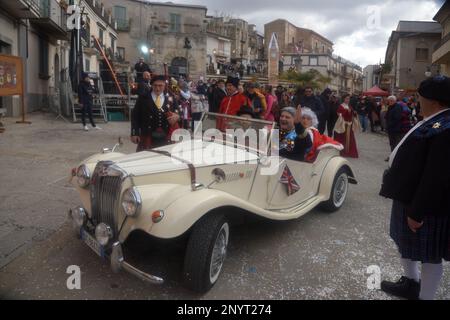 Carnevale di Ficarra 2023 Foto Stock