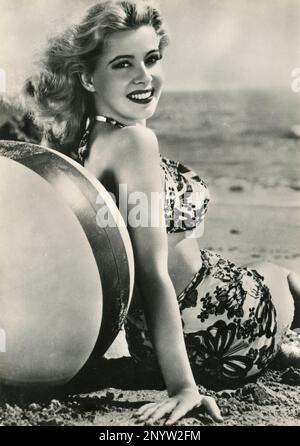 Attrice americana Gloria de Haven, USA 1950s Foto Stock