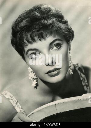 Attrice inglese Joan Collins, USA 1950s Foto Stock